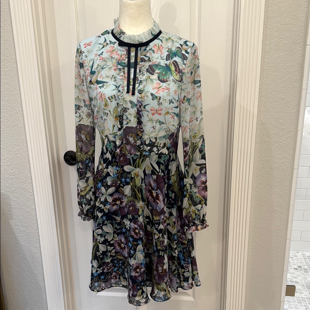 Floral Long Sleeve Dress